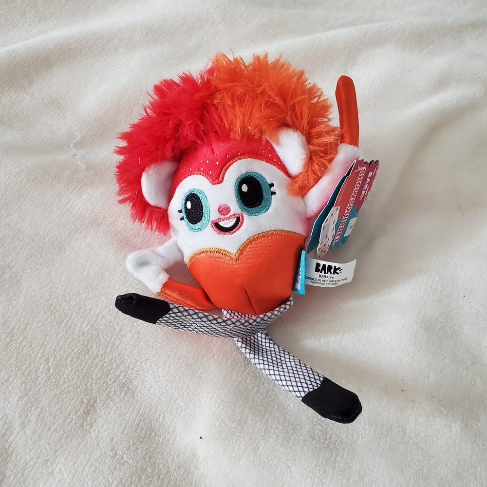 Bark Showsquirrel Sweaky Crinkly Dog Toy Small